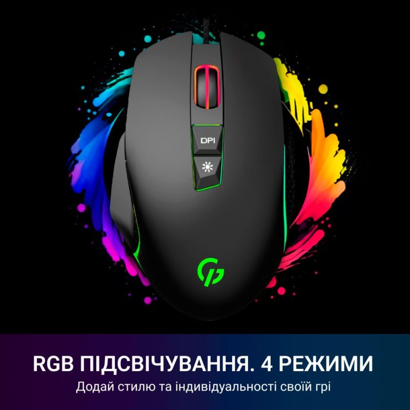 Миша GamePro Nitro Black (GM365)
