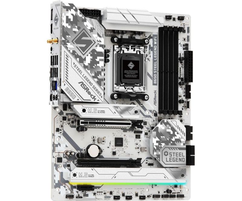 Материнська плата ASRock B650 Steel Legend WiFi Socket AM5 (B650 STEEL LEGEND WIFI)