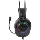 Ігрова гарнітура XTRIKE ME GH-509, USB+3.5мм, 7 режимів RGB, кабель 2м, чорна (GH-509)
