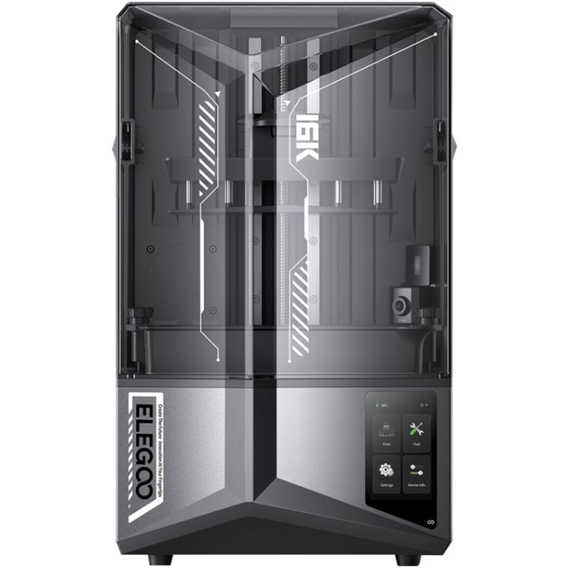 Принтер 3D ELEGOO Saturn 4 Ultra 16K(LCD ±0.1 mm Chitubox MSLA 211.68x118.37x220 mm WiFi USB сірий) (50.101.038300)