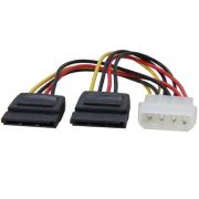 Кабель живлення Molex 4 pin - 2 x SATA power Female (S0449)