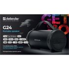 Акустична система 1.0 Defender G24 10W, BT/TF/USB/AUX/1500мАч (65124)
