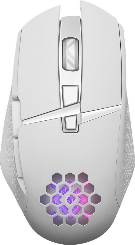 Мишка Defender Glory GM-514, ігрова, бездротова 3200dpi., 6кн., LED біла (52513)