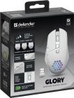 Мишка Defender Glory GM-514, ігрова, бездротова 3200dpi., 6кн., LED біла (52513)