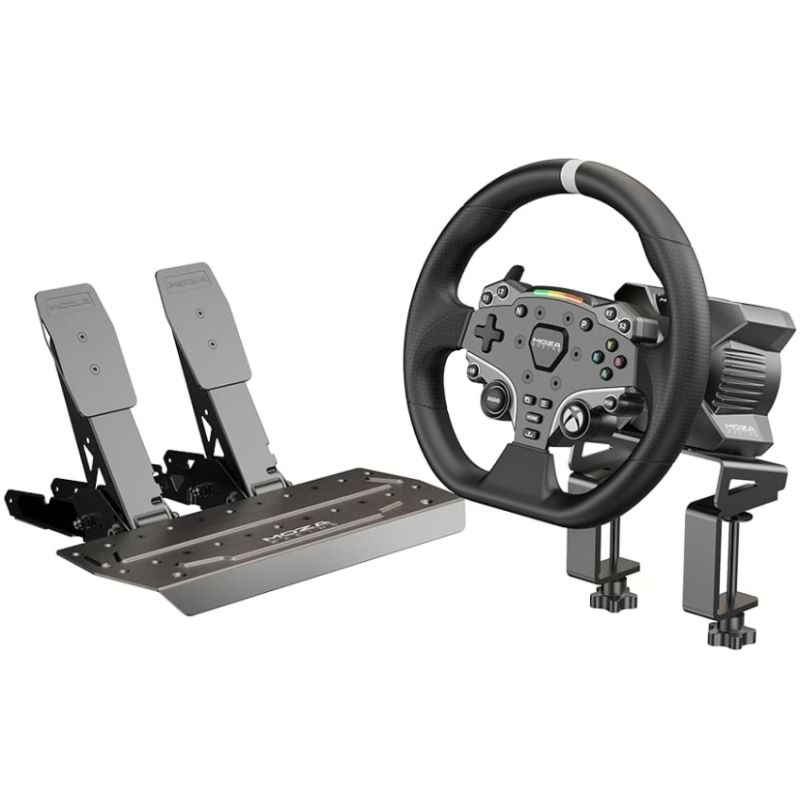 Кермо і педалі MOZA R3 Racing Bundle for XBOX/PC, 22кн., подв. педалі SR-P Lite, кермо ESX (RS053_Moza)