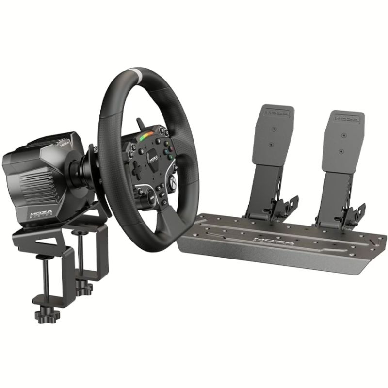 Кермо і педалі MOZA R3 Racing Bundle for XBOX/PC, 22кн., подв. педалі SR-P Lite, кермо ESX (RS053_Moza)