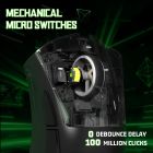 Мишка Attack Shark V3 Ultra-Light, Wireless, PAW3311 сенсор, 25000dpi., 6кн., Black (V3B_AS)