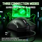 Мишка Attack Shark V3 Ultra-Light, Wireless, PAW3311 сенсор, 25000dpi., 6кн., Black (V3B_AS)