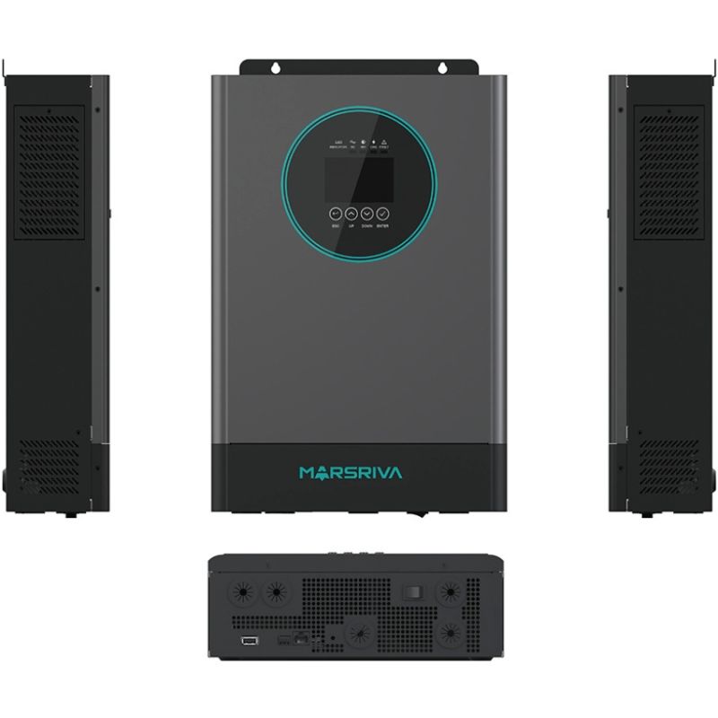 Інвертор Marsriva OFF-G 3.6 kW 230V RS232/RS485 CE PF1 VOL VM III 3,3 кВт TWIN-24V, з Wi-Fi (MR-SPF3.6K-LP1-TL20E)