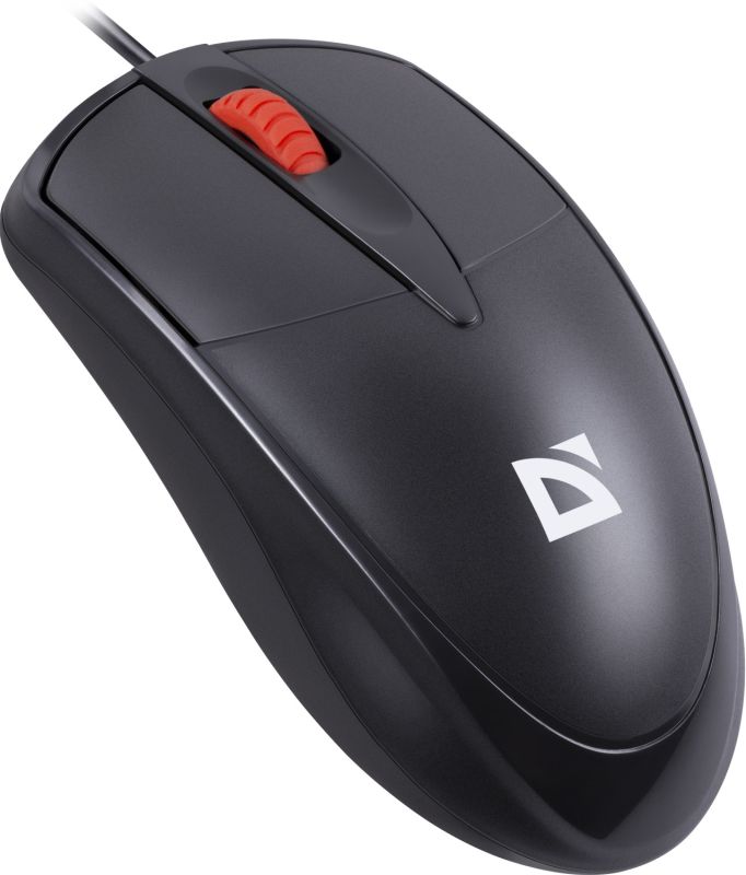Мишка Defender Icon MB-057, 3кн.,1000 dpi, безшумна, чорна (52057)