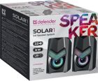 Акустична система 2.0 Defender Solar 1 6Вт RGB USB (65401)
