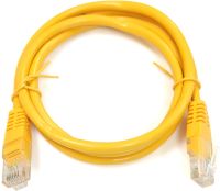 Патчкорд UTP Cat.5e ( 0.5м жовтий ), CU (PAUT3050-CU-YL)