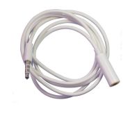 Кабель AUX Audio TRRS 3.5мм M/F 1м білий (S0660)