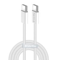 Кабель ColorWay USB Type-C - USB Type-C (M/M), 3.0 А, 2 м, Gray (CW-CBPDCC068-GR)