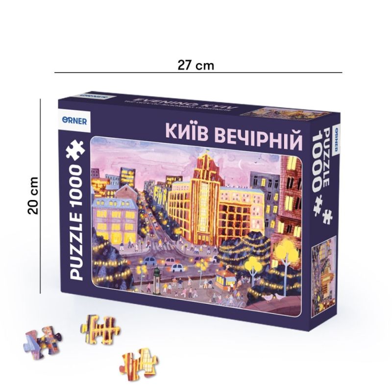 Пазл Orner Киев вечерний 1000 элементов (orner-2105)
