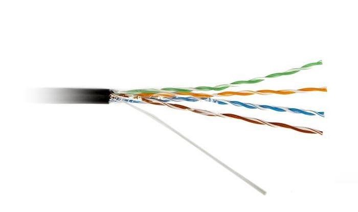 Кабель для внешний прокладки Atcom Standard FTP, 4*2*0.5мм, ССА, CAT5e, 305м (20799)