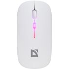 Мишка Defender Coda MB-261  бездротова, Bluetooth+2.4 ГГц,  ігрова, 3 кн. 1600 dpi, 300mAh, біла (52262)