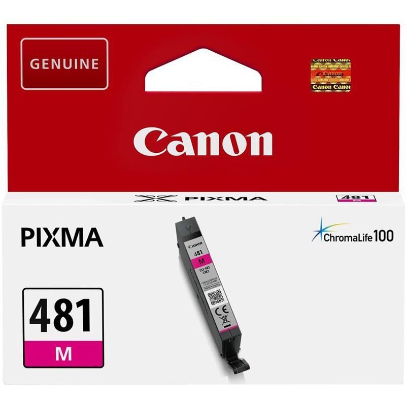 Картридж Canon (CLI-481) Pixma TS6140/8140/9140/TR8540/7540 Magenta (2099C001)