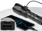 Ліхтарик-повербанк Sandberg Survivor Torch Powerbank 5000 mAh XHP160LED USB-C 18w (420-89)