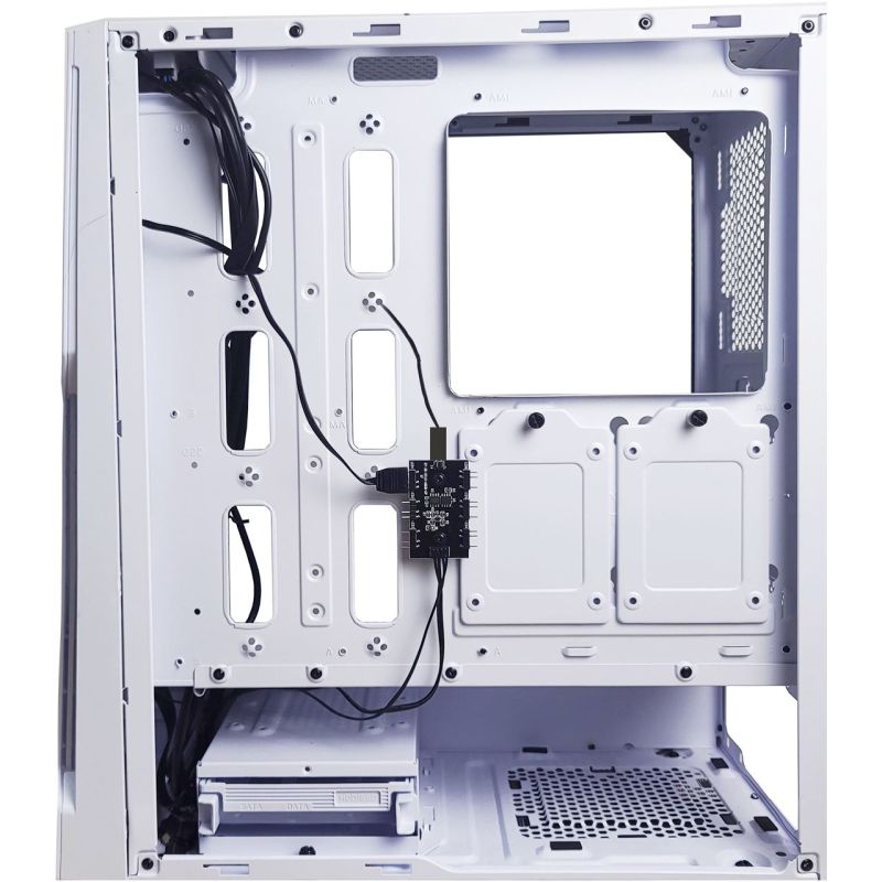Корпус Xilence XILENT WHITE BLADE RGB X512.W.RGB 2xUSB3.0, без БЖ ATX (XG221_X512.W.RGB)