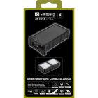 УМБ сонячна Sandberg 20000mAh 22,5W PD Solar Powerbank CampLED, USB-A,2xUSB-C In/Out, Powerful light (421-24)