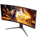 TFT 34" AOC CU34G4, WQHD, VA, вигн., 180Гц, 2хHDMI, DP, HAS, Pivot, чорно-червоний (CU34G4)