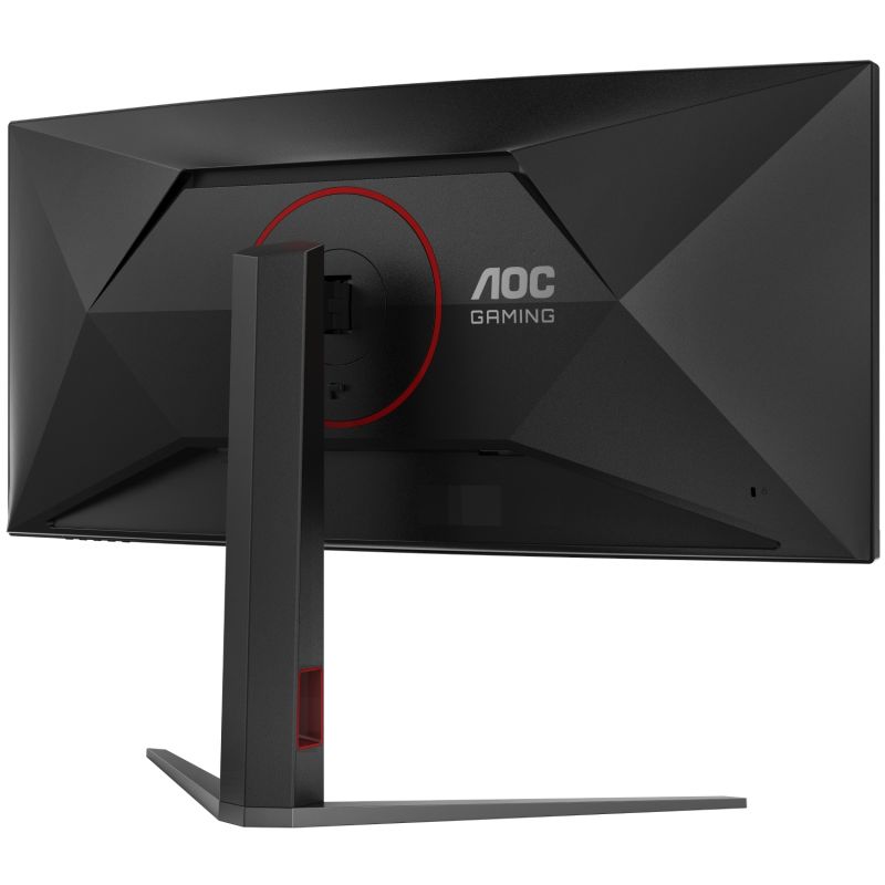 TFT 34" AOC CU34G4, WQHD, VA, вигн., 180Гц, 2хHDMI, DP, HAS, Pivot, чорно-червоний (CU34G4)