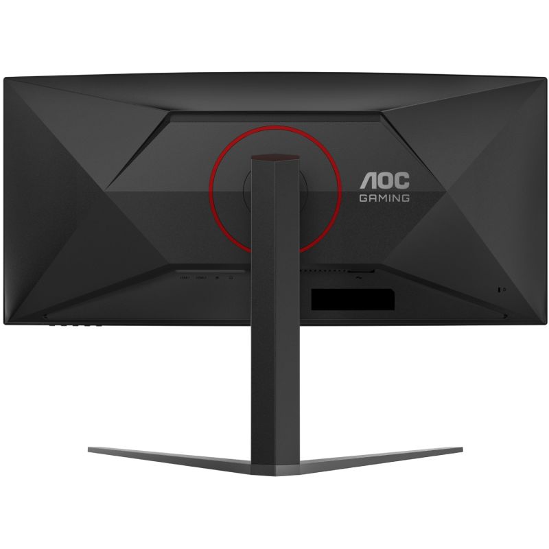 TFT 34" AOC CU34G4, WQHD, VA, вигн., 180Гц, 2хHDMI, DP, HAS, Pivot, чорно-червоний (CU34G4)