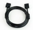 Кабель удлинитель Cablexpert VGA -VGA (M/F), HD15 с 2-мя фер. кольцами, 1.8 м, черный (CC-PPVGAX-6B)