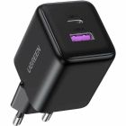 Зарядний пристрій 2xUSB 30W (USB-A + USB-C) X516 Gan чорний Ugreen (65014)