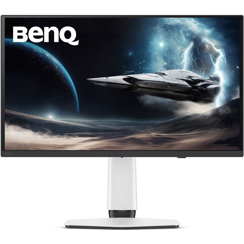 TFT 27" BenQ EX271UZ, 4K UHD, QD-OLED, 240Hz, HDMI, DP, USB- C, USB-hub, білий (9H.LP2LA.TBE)