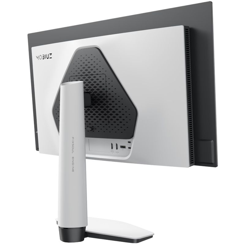 TFT 27" BenQ EX271UZ, 4K UHD, QD-OLED, 240Hz, HDMI, DP, USB- C, USB-hub, білий (9H.LP2LA.TBE)