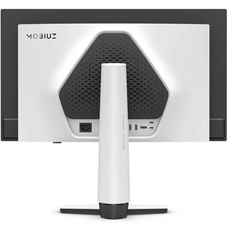 TFT 27" BenQ EX271UZ, 4K UHD, QD-OLED, 240Hz, HDMI, DP, USB- C, USB-hub, білий (9H.LP2LA.TBE)