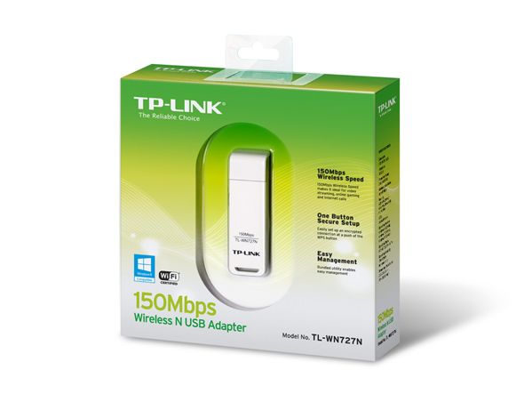 Беспроводной адаптер TP-Link  (150Mbps, USB) (TL-WN727N)
