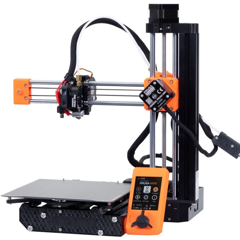 Принтер 3D Prusa MINI+ (FDM 1.75mm 180x180x180mm USB RJ-45 чорний) semi assembled (PR-8890)