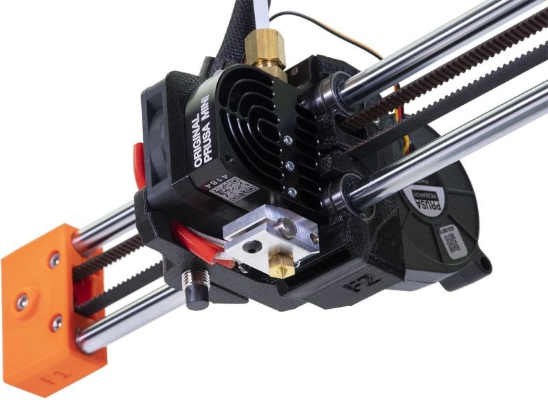 Принтер 3D Prusa MINI+ (FDM 1.75mm 180x180x180mm USB RJ-45 чорний) semi assembled (PR-8890)