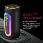Акустична система 1.0 Energizer 20Вт Bluetooth 5.2/MicroSD/USB/AUX/FM,IPX65, 360° Sound чорна (BTS206)
