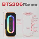 Акустична система 1.0 Energizer 20Вт Bluetooth 5.2/MicroSD/USB/AUX/FM,IPX65, 360° Sound чорна (BTS206)
