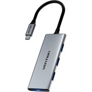 Док-станція USB3.0 Type-C --> HDMI 4K30Hz/TF/3xUSB-A 3.0, 0.15м 6-in-1 Vention (TOOHB)