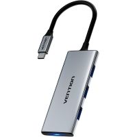 Док-станція USB3.0 Type-C --> HDMI 4K30Hz/TF/3xUSB-A 3.0, 0.15м 6-in-1 Vention (TOOHB)