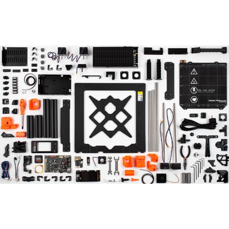 Принтер 3D Prusa MK4S Bundle KIT (FDM 1.75mm 250x210x220mm USB корпус чорний) DIY kit (PR-2313)