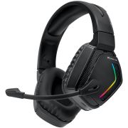Ігрова гарнітура XTRIKE ME GH-512W XBOX/PS/PC, бездротова+ 2.4G+3,5мм, 7 режимів RGB, чорна (GH-512W)