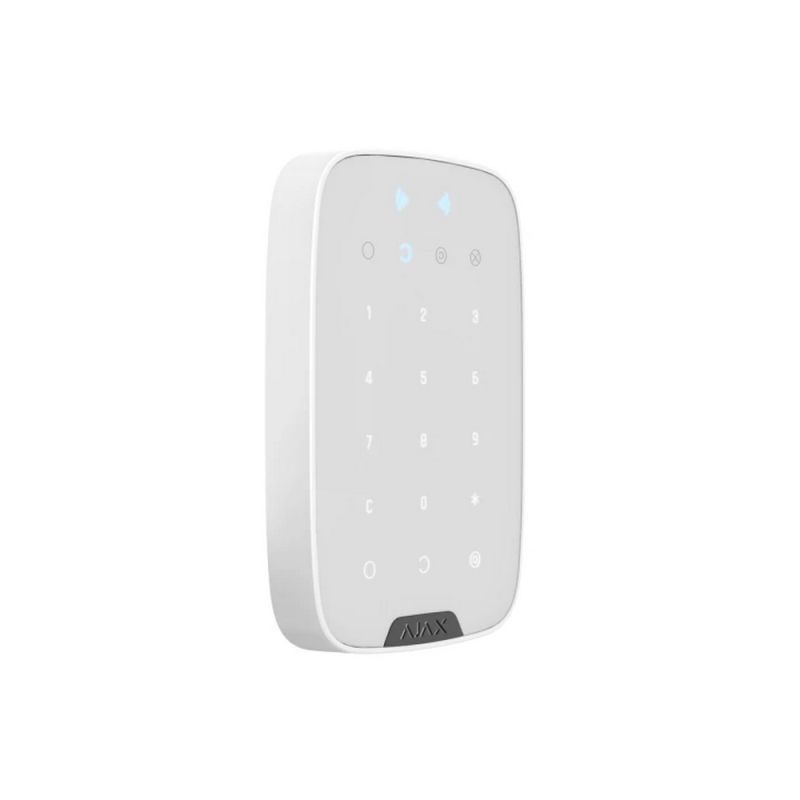 Бездротова сенсорна клавіатура Ajax KeyPad Plus White (38253.83.WH1) (26078.83.WH)
