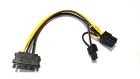 Кабель живлення для відеокарти  6/8-pin to SATA M, 0.2м (S0707)