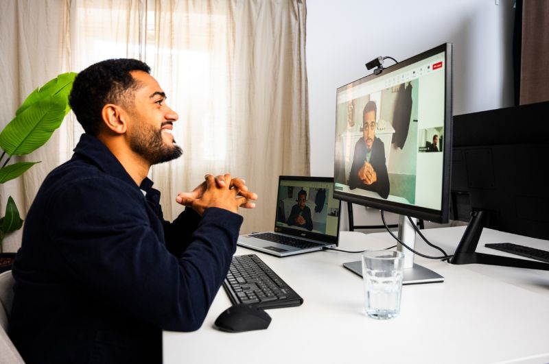 Веб-камера Sandberg Face Scan Webcam Mini Full HD Autofocus, ENC, USB-A/USB-C connection (134-43)