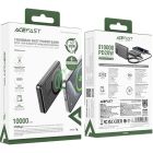 УМБ Acefast Magnetic Wireless 10000mAh 20W PD,QC 3.0, QI 15W M12 Black (6974316283393)