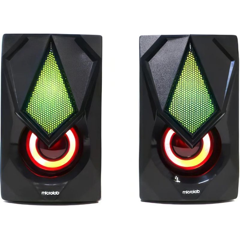 Акустична система 2.0 Microlab B-25 LED 6W чорна (B-25)