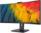 TFT 34" Philips 34B1U5600CH, WQHD, VA, 100Гц, вигнутий, HDMI, DP, USB-C, RJ-45, USB-hub, webcam, HAS (34B1U5600CH/00)