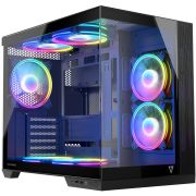 Корпус Modecom VOLCANO PANORAMA APEX ARGB 7F MIDI GREY без БЖ ATX (AT-PANORAMA-7F-ARGB-10-00)