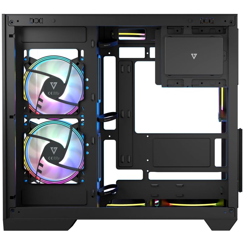 Корпус Modecom VOLCANO PANORAMA APEX ARGB 7F MIDI GREY без БЖ ATX (AT-PANORAMA-7F-ARGB-10-00)